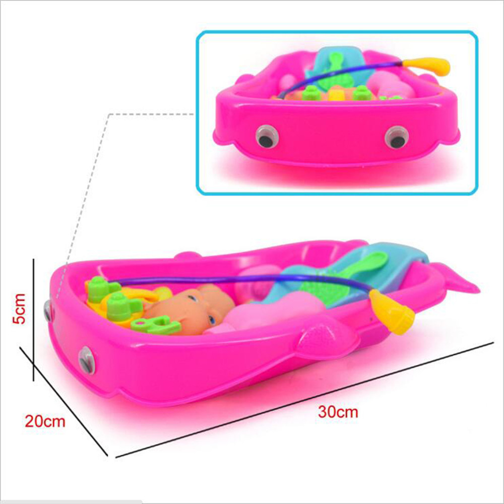 Cognitive Bathtub Floating Toy Bathroom Game Play Set Early Educational Newborn Gift Baby Bath Toys