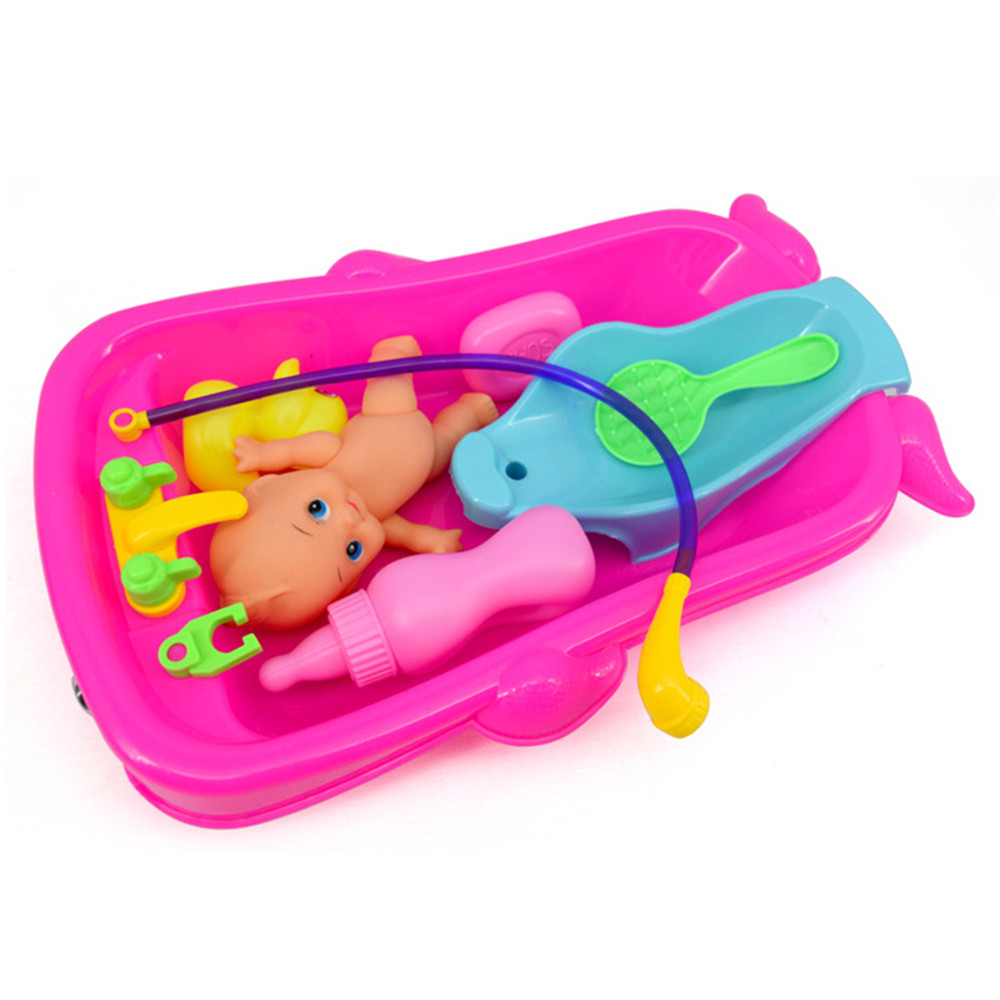 Cognitive Bathtub Floating Toy Bathroom Game Play Set Early Educational Newborn Gift Baby Bath Toys