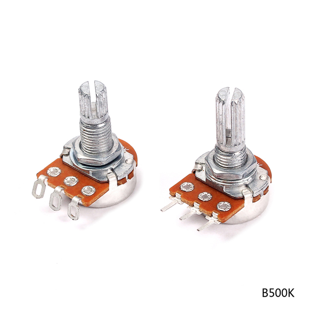 B500K Audio POTS Long Shaft Potentiometer Replacement for Electric Guitar