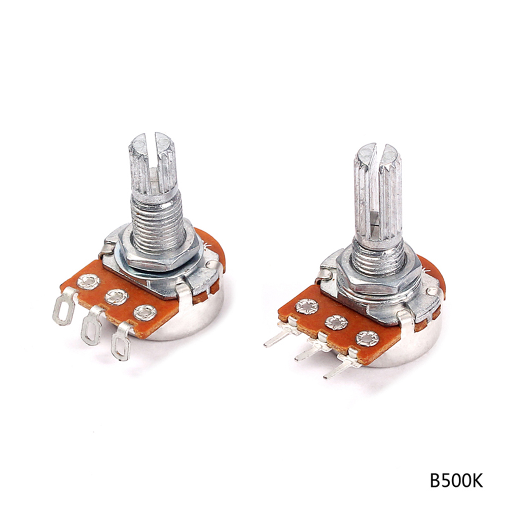 B500K Audio POTS Long Shaft Potentiometer Replacement for Electric Guitar B500K Audio POTS Long Shaft Potentiometer Replacement for Electric Guitar