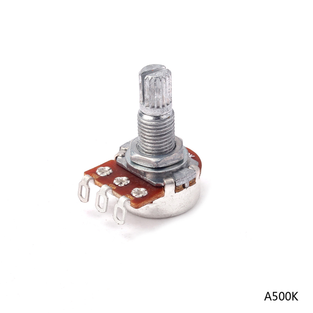 A500k ELectric Bass Guitar Potentiometers Audio Tone Switch Long Shaft