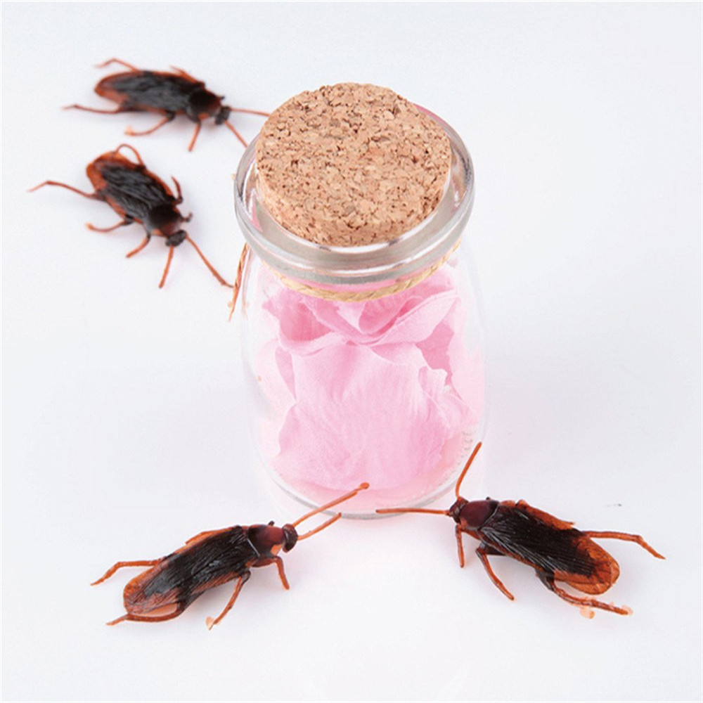 Simulation Cockroach Funny Tricky Prop Ornaments Practical Jokes Halloween Toys