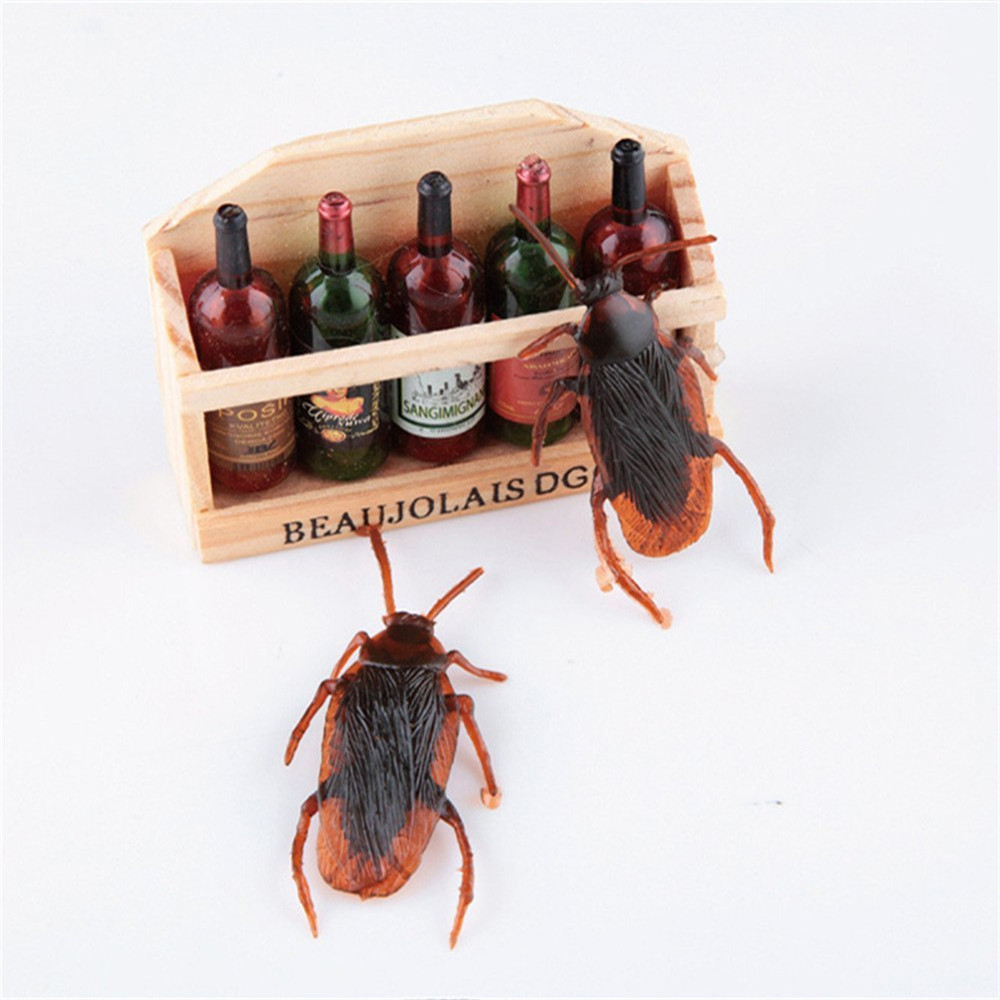 Simulation Cockroach Funny Tricky Prop Ornaments Practical Jokes Halloween Toys