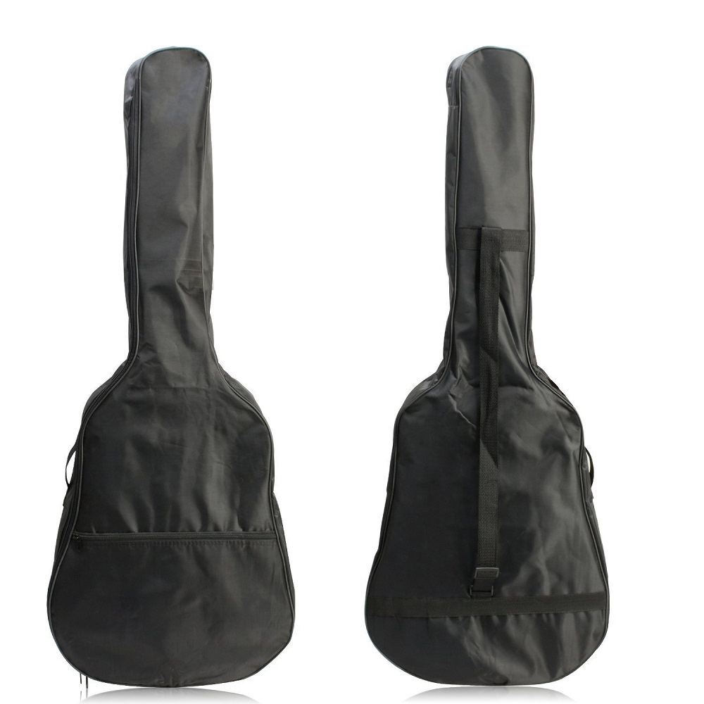 41 Inch Waterproof Nylon Acoustic Guitar Gig Bag Soft Case Cover Black 41 Inch Waterproof Nylon Acoustic Guitar Gig Bag Soft Case Cover Black