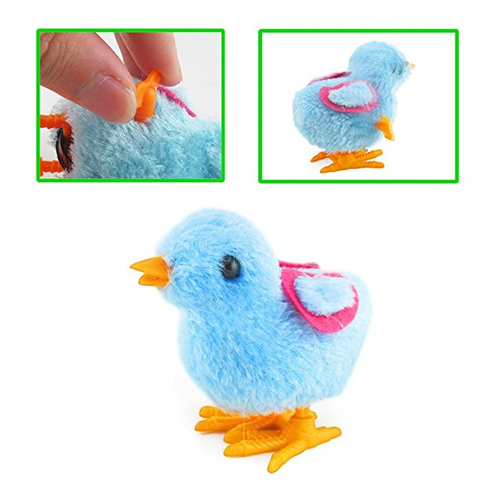 Baby Lovely Cartoon Chick Wind Up Clockwork Simulated Plush Doll Jumping Chicken Walking Toys Baby Lovely Cartoon Chick Wind Up Clockwork Simulated Plush Doll Jumping Chicken Walking Toys