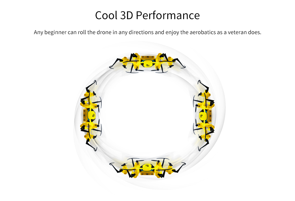 JJRC H20H 2.4GHz 4CH 6 Axis Gyro Mini Hexacopter with Headless Mode Altitude Hold