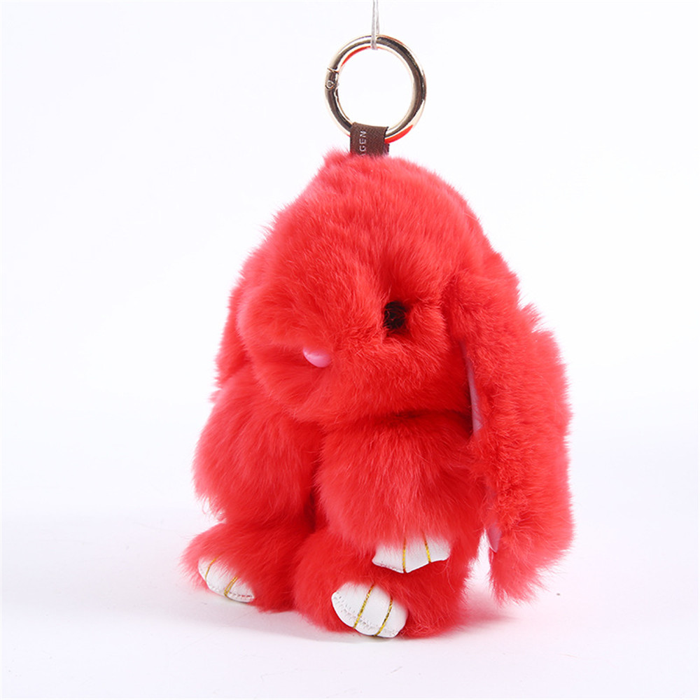 Plush Bunny Backpack Key Pendant