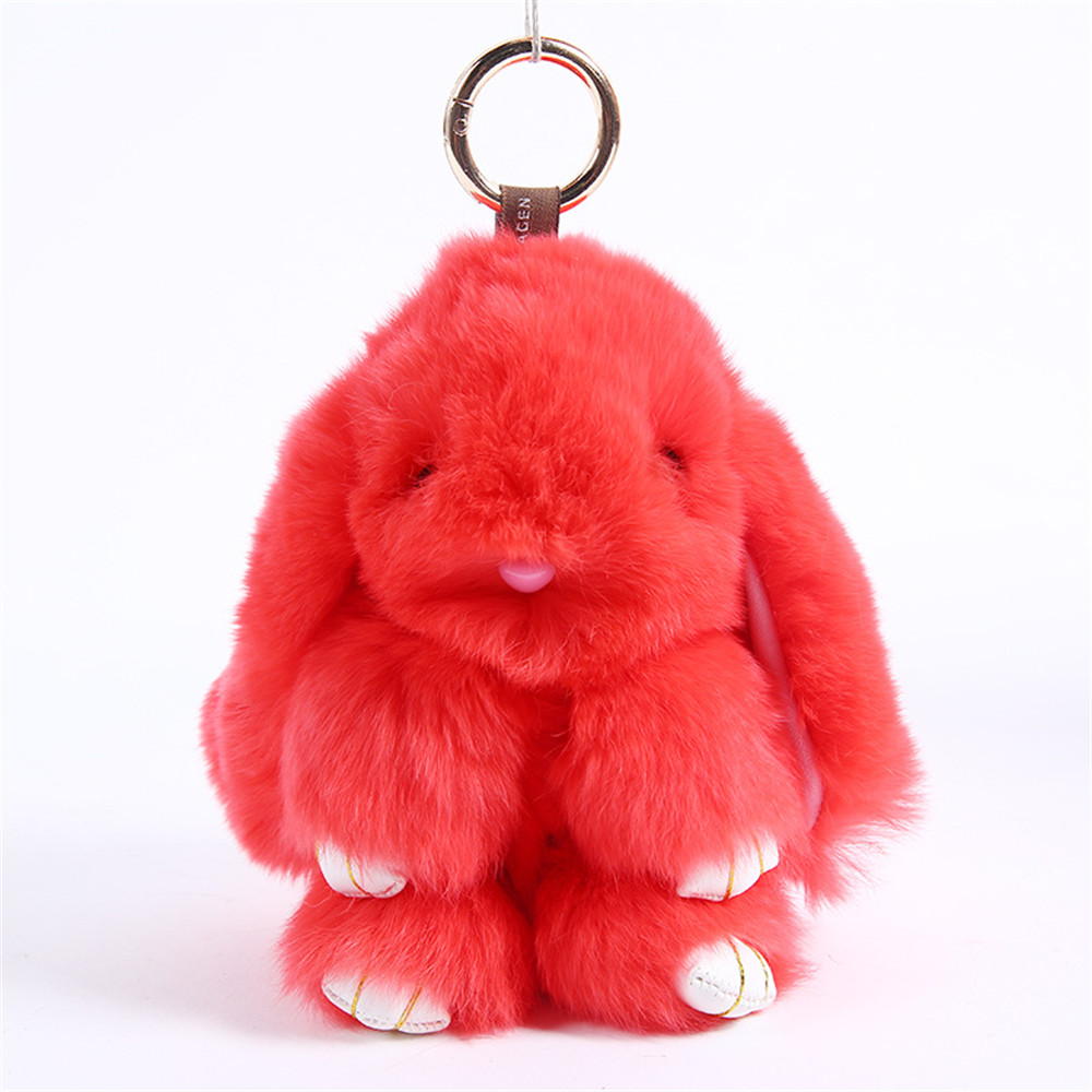 Plush Bunny Backpack Key Pendant