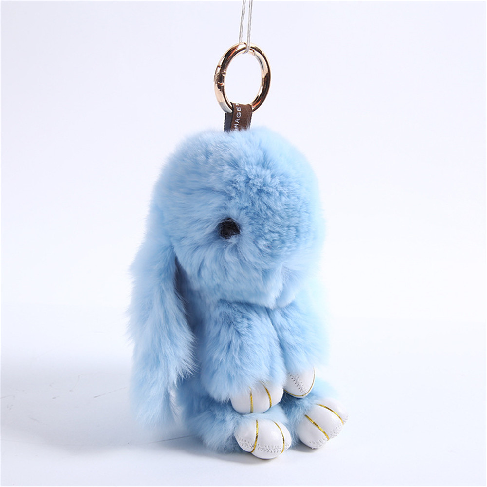 Plush Bunny Backpack Key Pendant