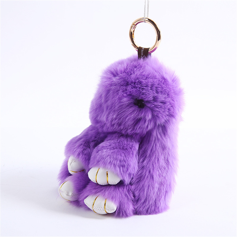 Plush Bunny Backpack Key Pendant