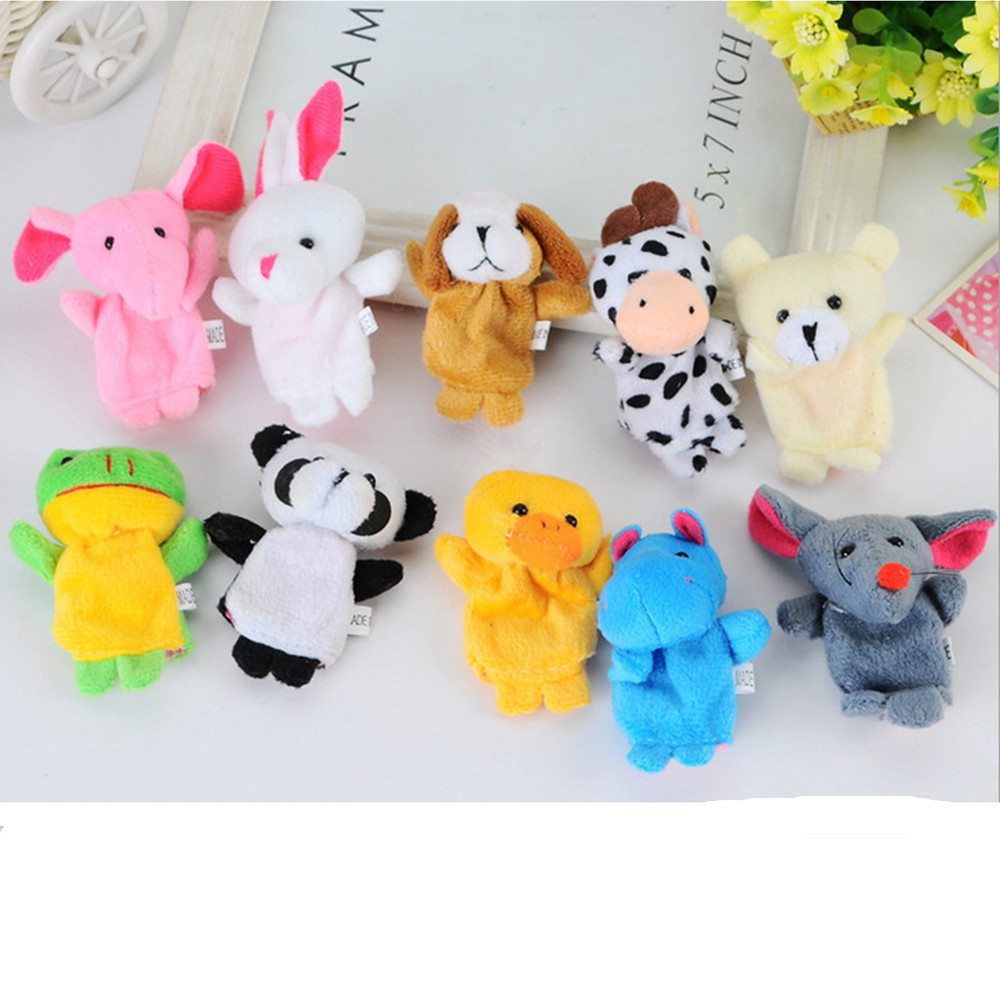 Baby Toy Finger Puppet Cloth Plush Doll Educational Hand Cartoon Animal 10Pcs Baby Toy Finger Puppet Cloth Plush Doll Educational Hand Cartoon Animal 10Pcs