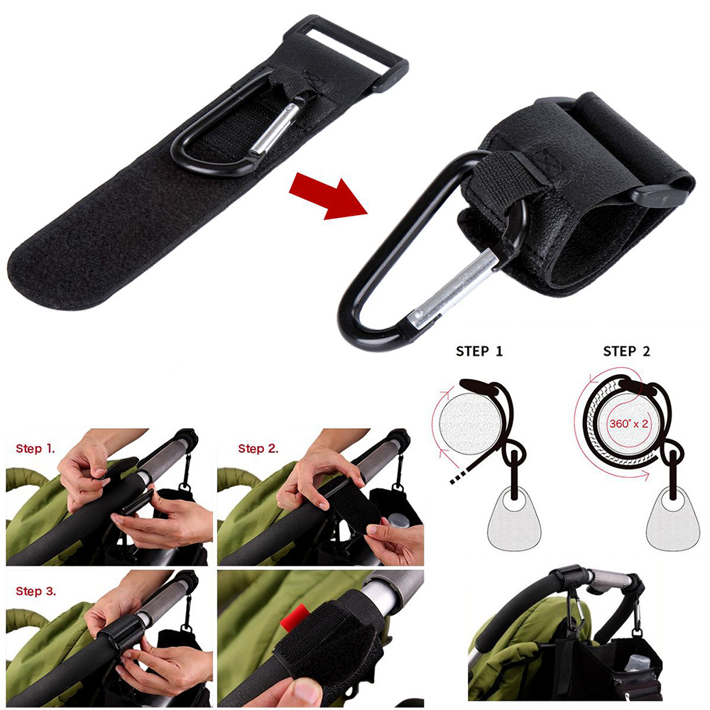 Handy Stroller Hooks Clips On Baby Stroller, Stroller Accessories for Hanging Diaper Bags Purses 2-Pack Handy Stroller Hooks Clips On Baby Stroller, Stroller Accessories for Hanging Diaper Bags Purses 2-Pack