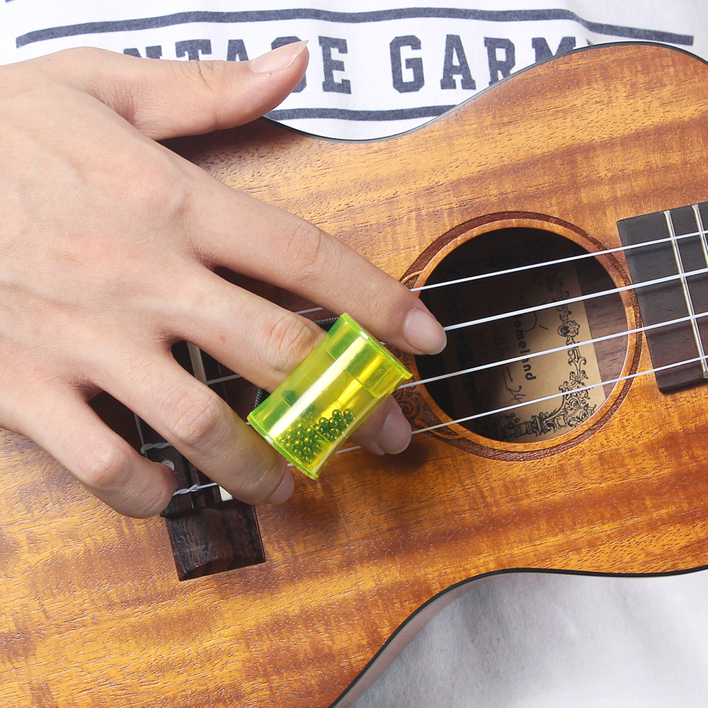 Guitar Ukulele Sand Shaker Hammer Rhythm Maraca Cabasa Wear on Finger Ukulele Accessories