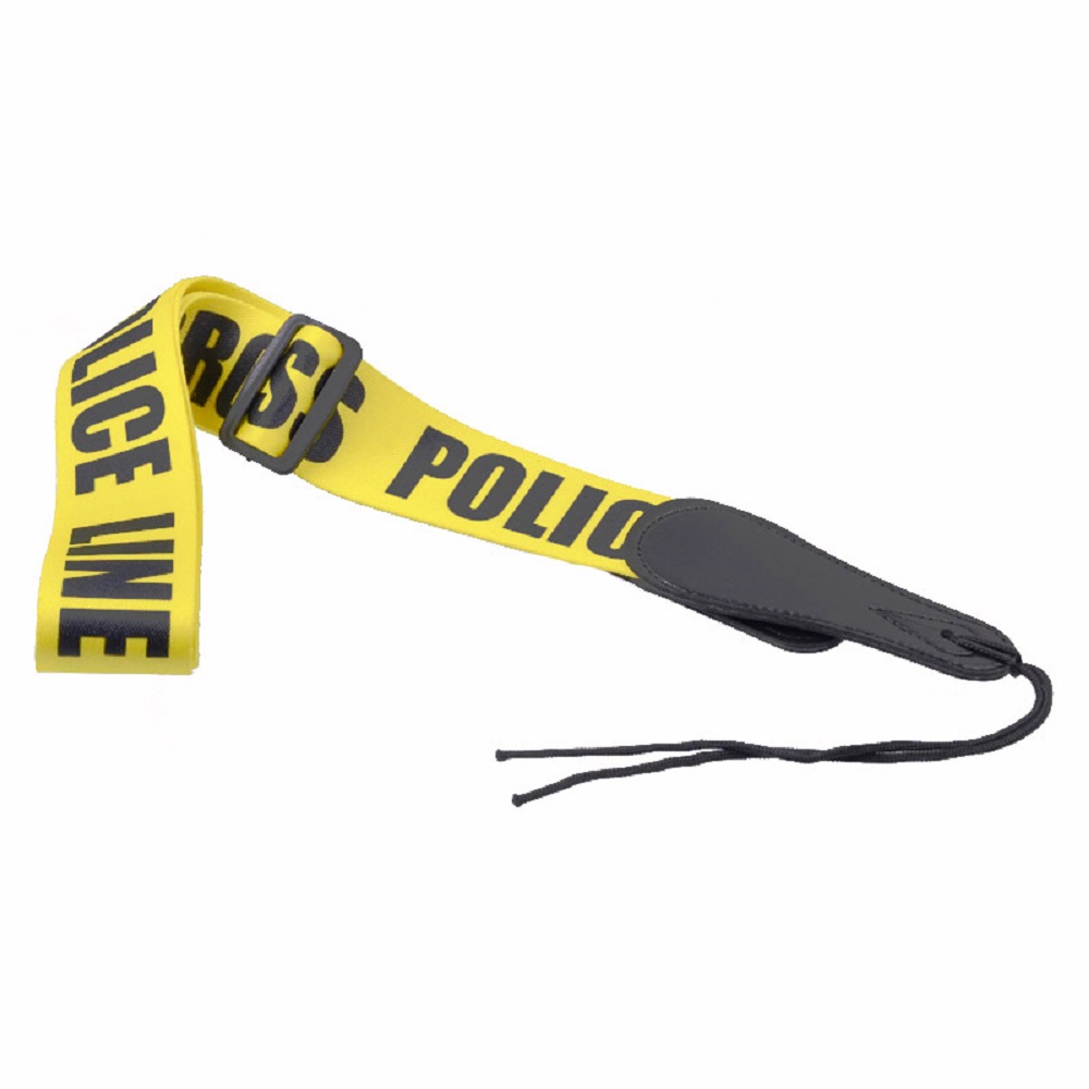 Acoustic Electric Guitar Strap Woven Cloth Leather End Police Line Acoustic Electric Guitar Strap Woven Cloth Leather End Police Line