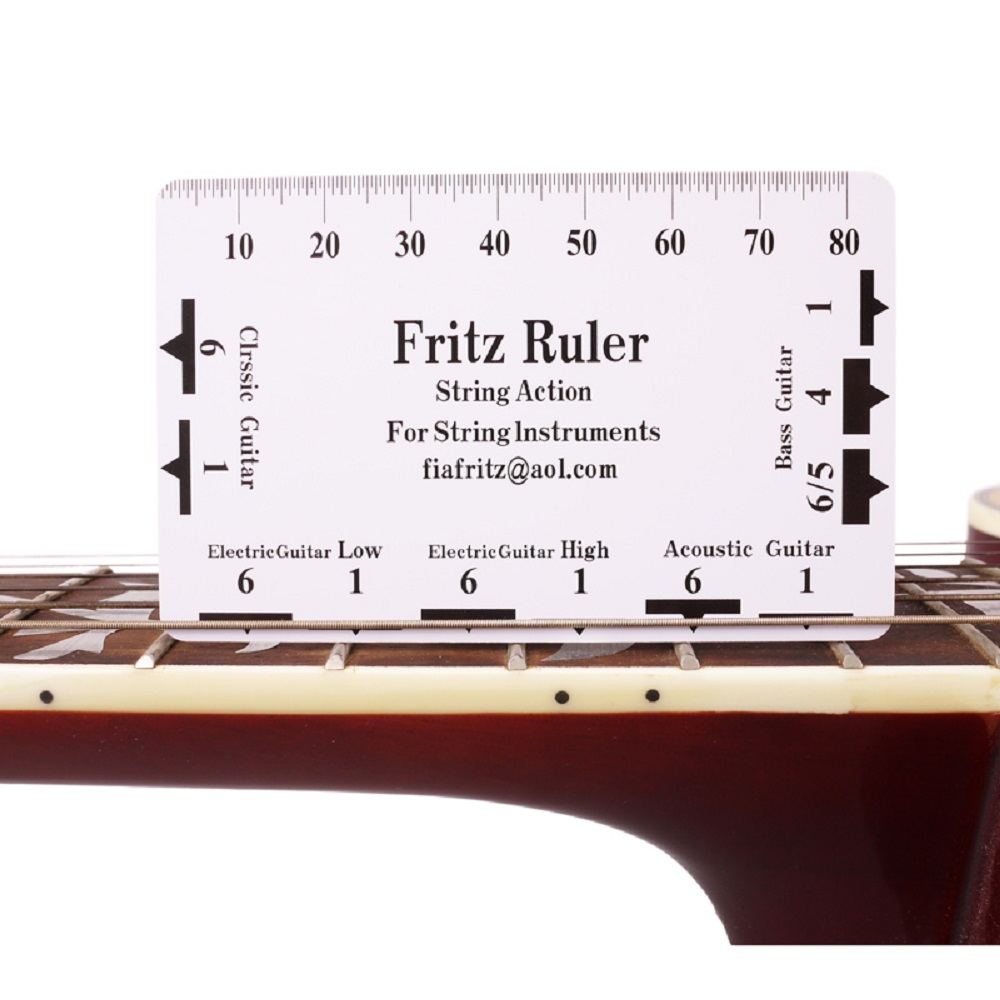 Guitar String Action Ruler Gauge Tool