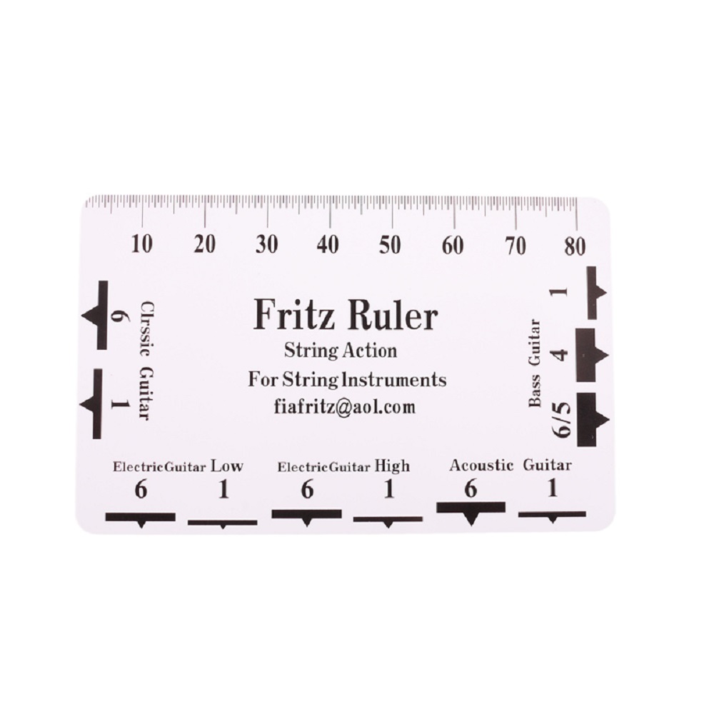 Guitar String Action Ruler Gauge Tool