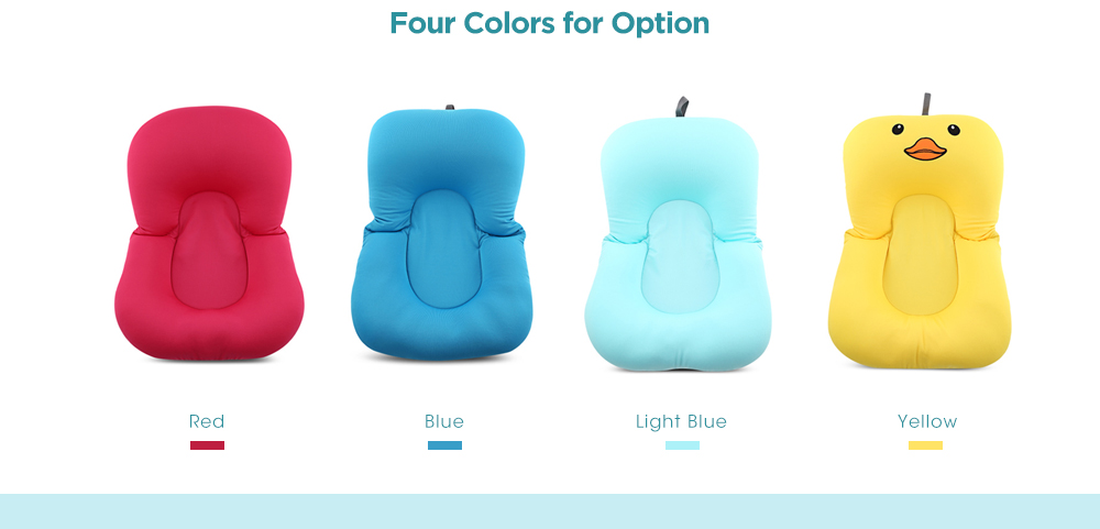Anti-skid Baby Bath Mat Folding Soft Newborn Seat Pad Anti-skid Baby Bath Mat Folding Soft Newborn Seat Pad