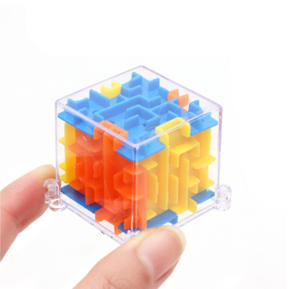 MINI 3D Maze Magic Cube Puzzle Speed Game Labyrinth Ball Educational Toys