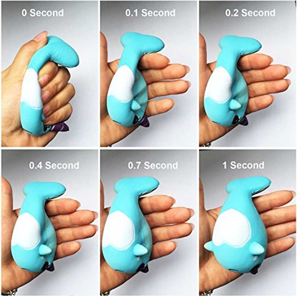 Decompression Toys Soft Cute Whale Cartoon Squishy Slow Rising Squeeze Toy Christmas Gift