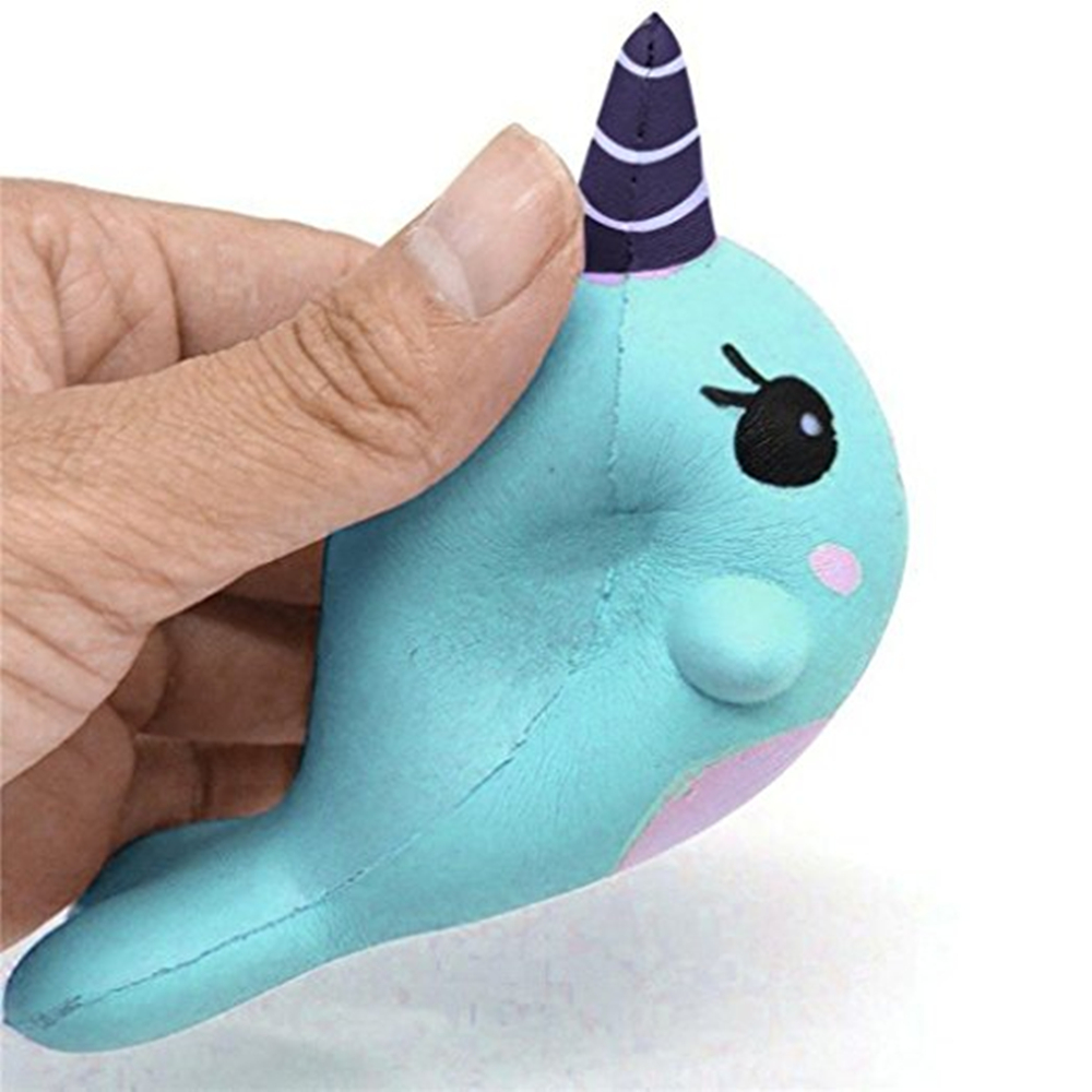 Decompression Toys Soft Cute Whale Cartoon Squishy Slow Rising Squeeze Toy Christmas Gift