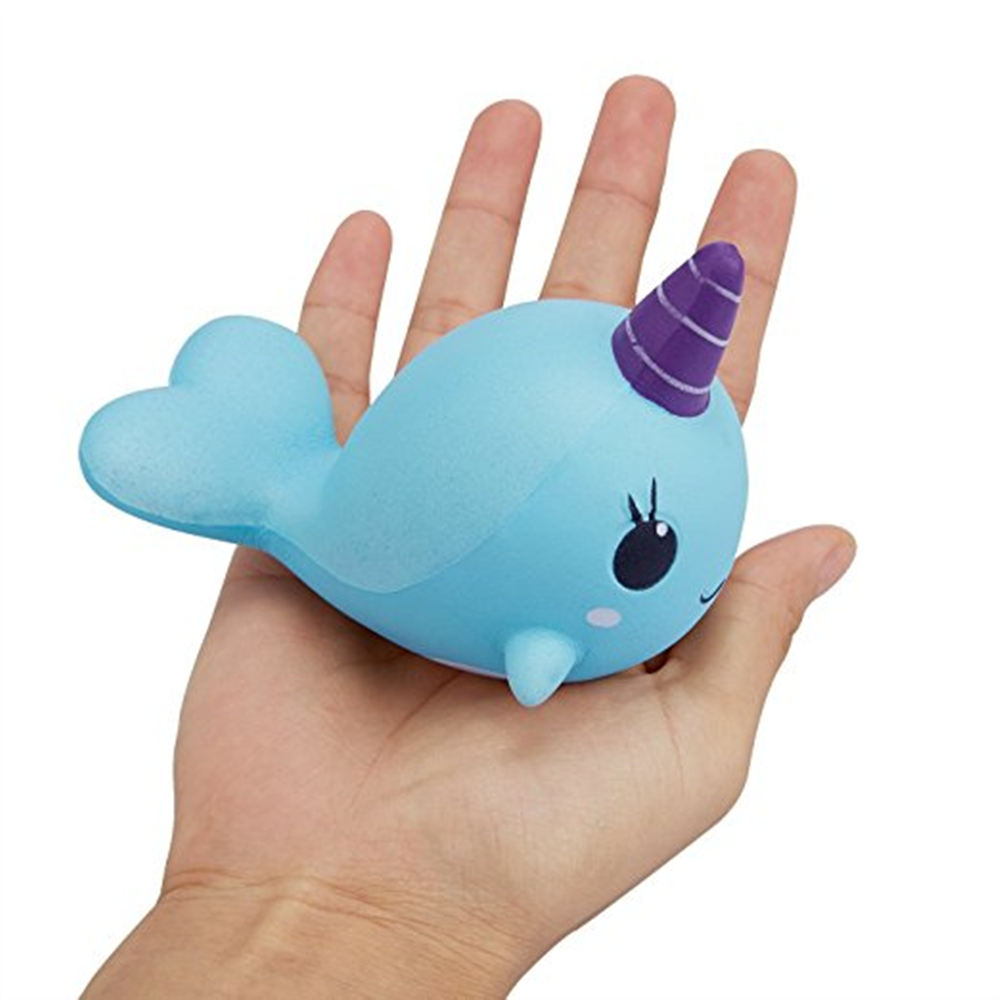 Decompression Toys Soft Cute Whale Cartoon Squishy Slow Rising Squeeze Toy Christmas Gift