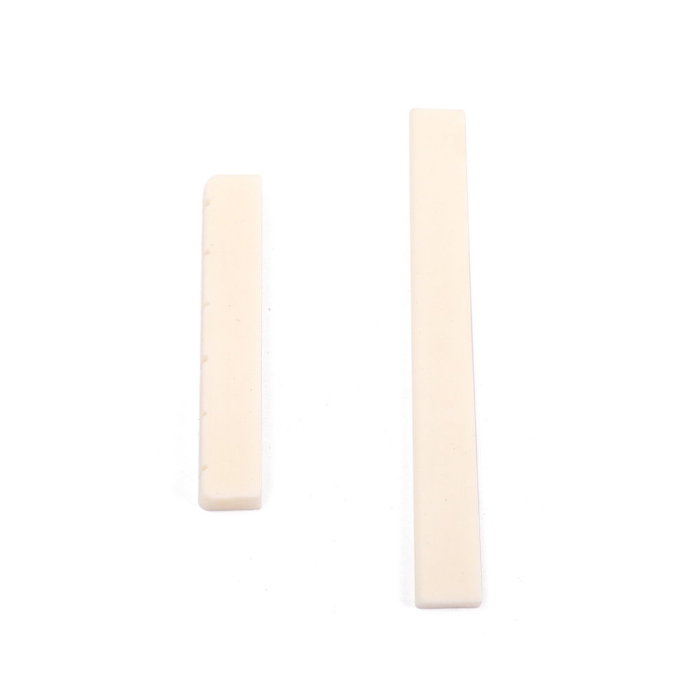 Natural Bone Guitar String Bridge Saddle And Nut Set For Classical Guitar Parts