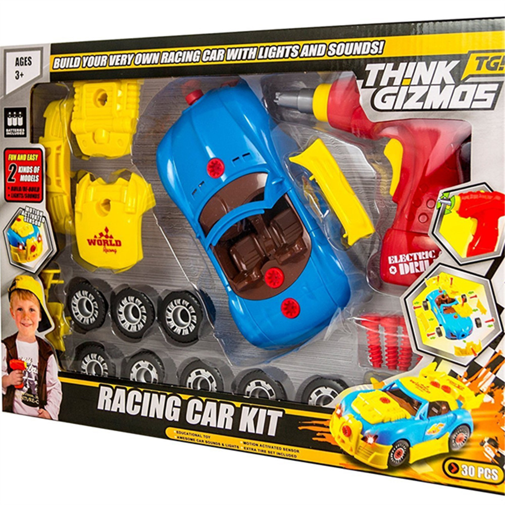 Take Apart Toy Racing Car Kit For Kids Build Your Own Car Kit Toy