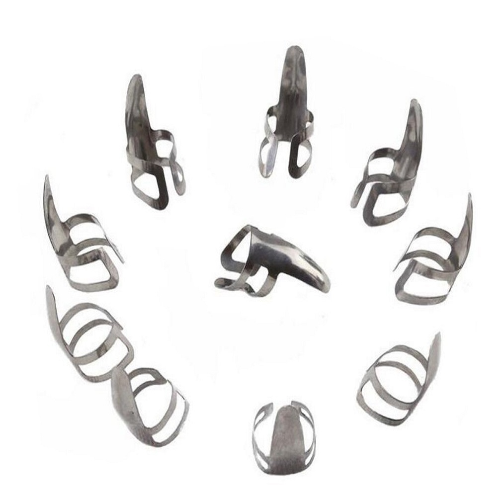 3PCS Sliver Adjustable Stainless Steel Guitar Pick Finger Protection Guard 3PCS Sliver Adjustable Stainless Steel Guitar Pick Finger Protection Guard