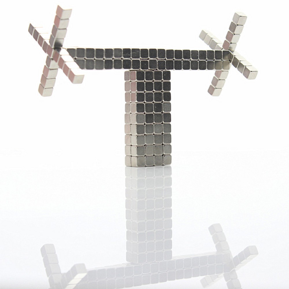 Magnetic Cube, Square Permanent Magnet Cube Intellectual Toy (216pcs)
