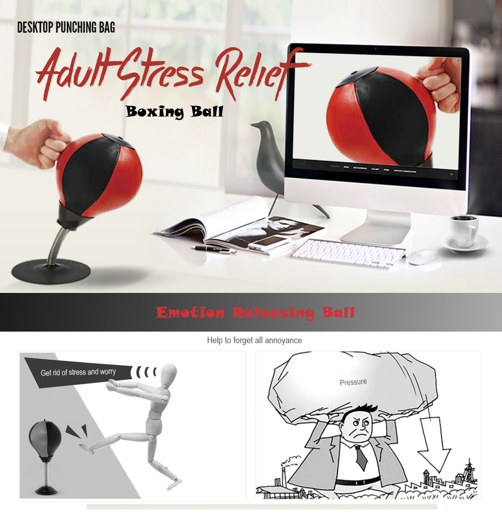 Desktop Punching Bag Adult Stress Relief Training Boxing Ball