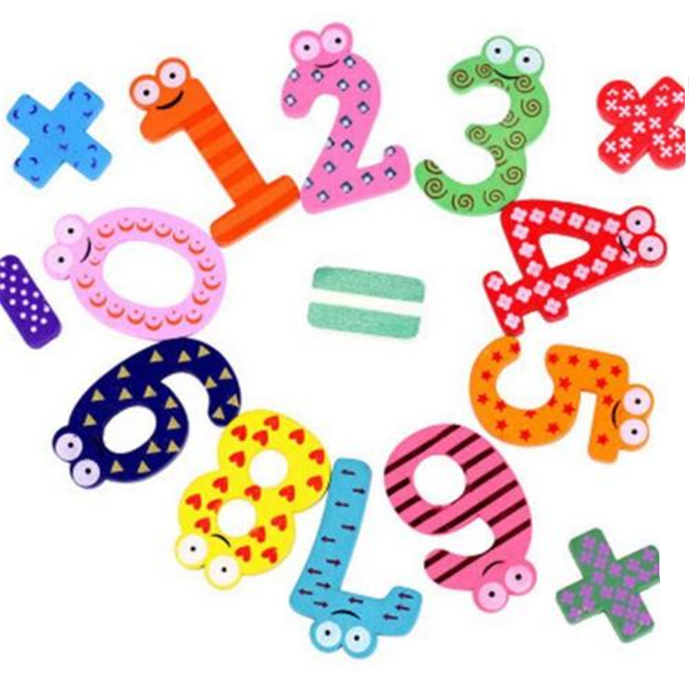 Wooden Alphabet Fridge Magnet Child Educational Toy