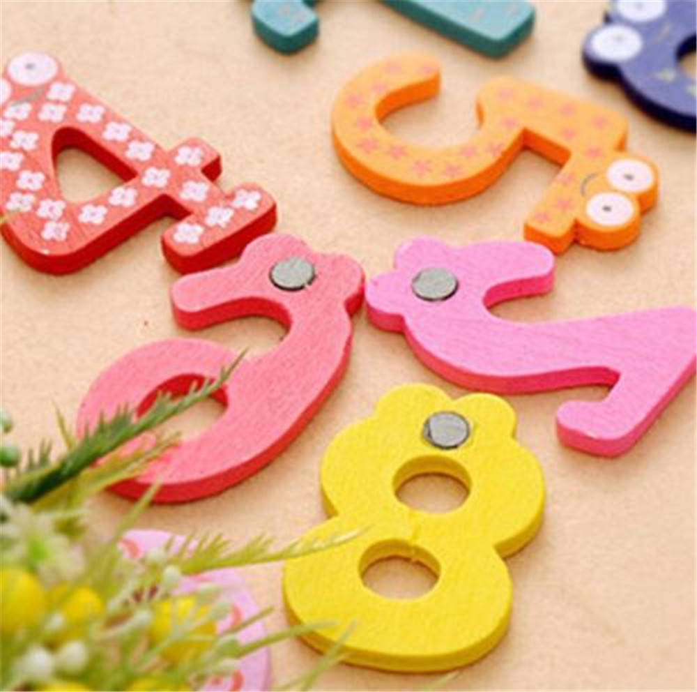 Wooden Alphabet Fridge Magnet Child Educational Toy