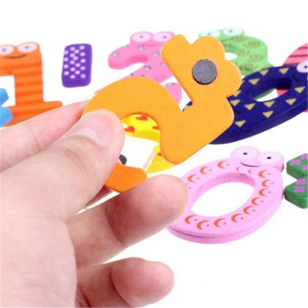 Wooden Alphabet Fridge Magnet Child Educational Toy