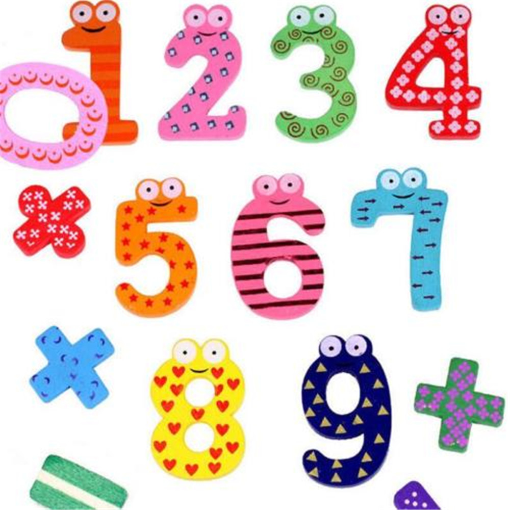 Wooden Alphabet Fridge Magnet Child Educational Toy