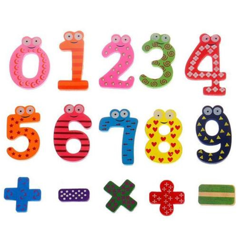 Wooden Alphabet Fridge Magnet Child Educational Toy