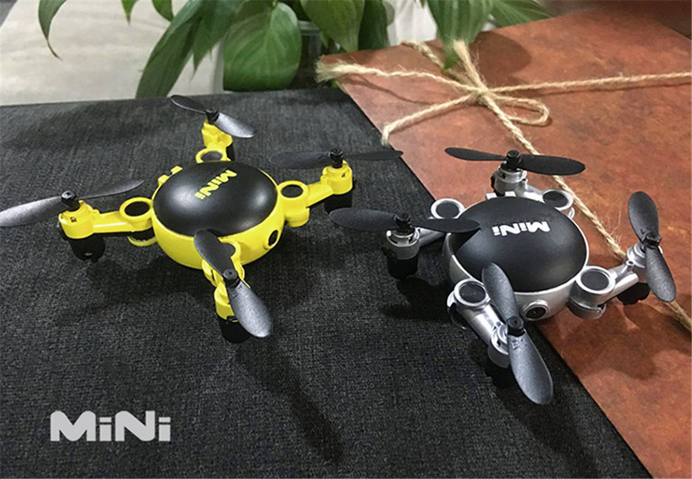 Mini Foldable RC Quadcopter Drone with Camera / 6 Axis Gyro / 360 Degree Roll