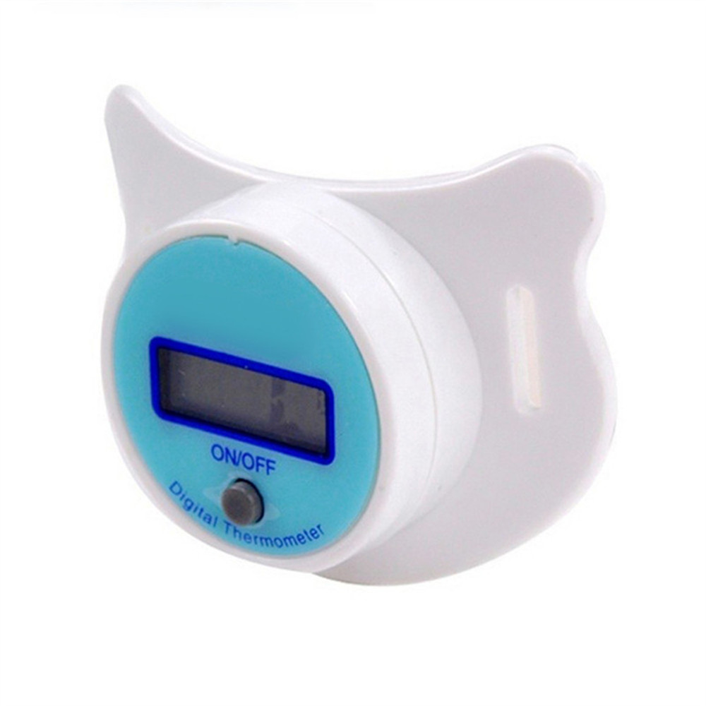Thermometer Mouth Baby Pacifier Thermometer Portable LCD Digital With Protective Storage Cover Safety Health