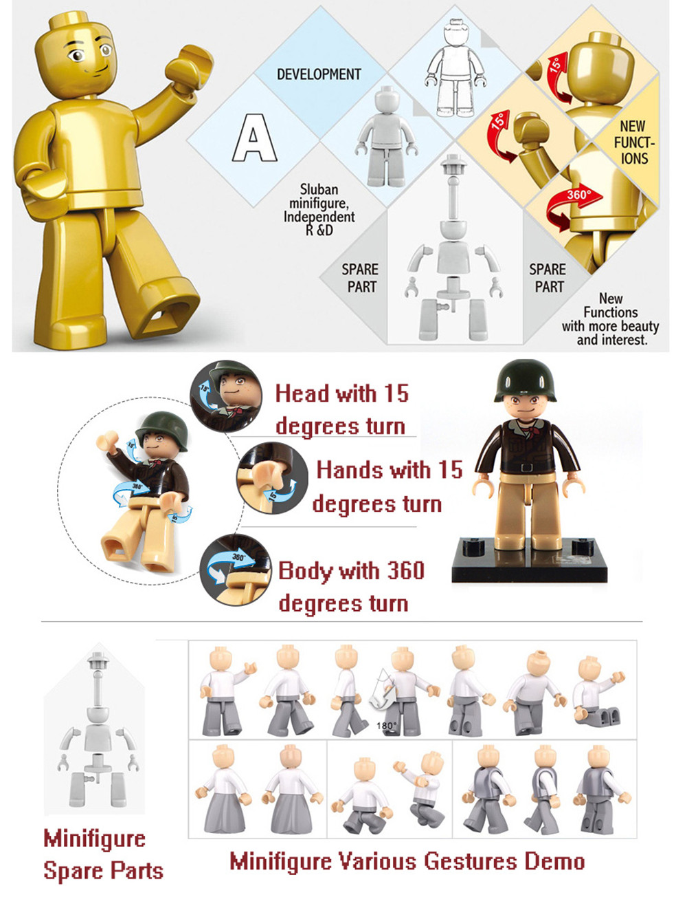 Sluban Building Blocks Educational Kids Toy 12 Models Assorted Army Set Military Toys Sluban Building Blocks Educational Kids Toy 12 Models Assorted Army Set Military Toys