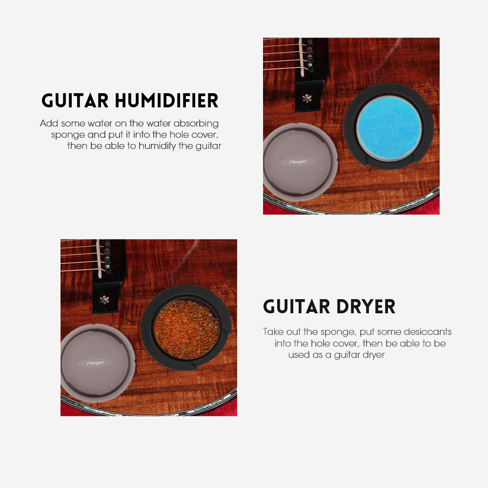 Flanger Acoustic Guitar Sound Hole Cover Humidifier Dyer Maintenance Equipment Flanger Acoustic Guitar Sound Hole Cover Humidifier Dyer Maintenance Equipment