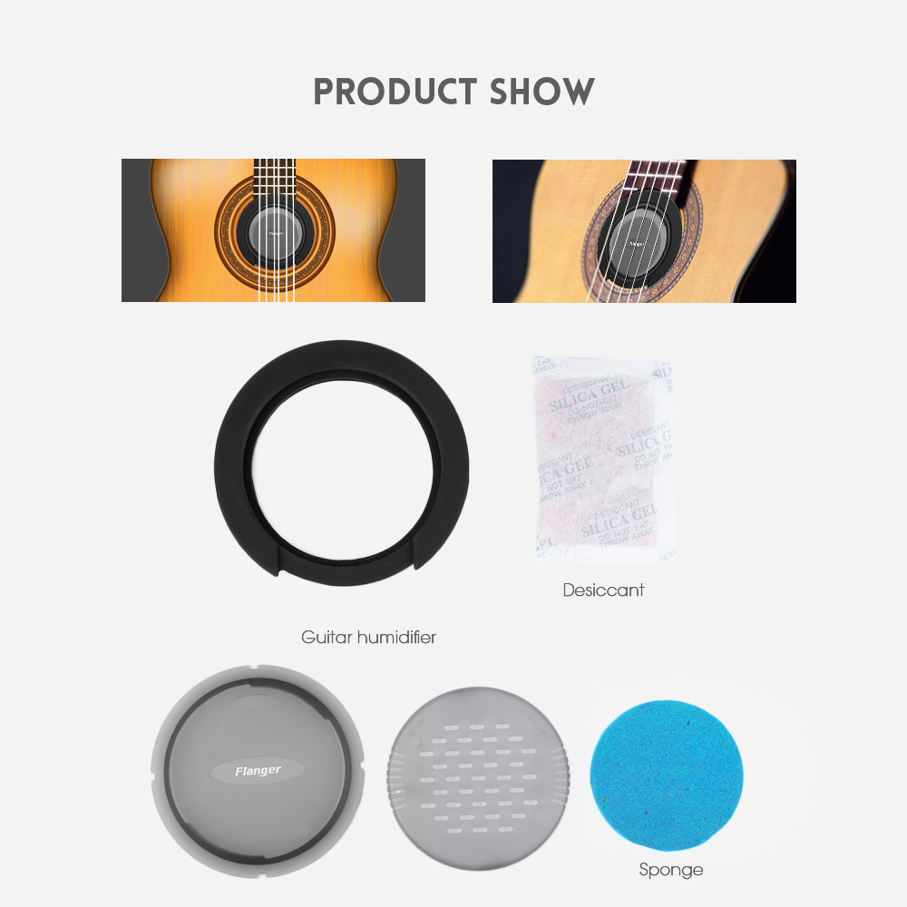 Flanger Acoustic Guitar Sound Hole Cover Humidifier Dyer Maintenance Equipment Flanger Acoustic Guitar Sound Hole Cover Humidifier Dyer Maintenance Equipment