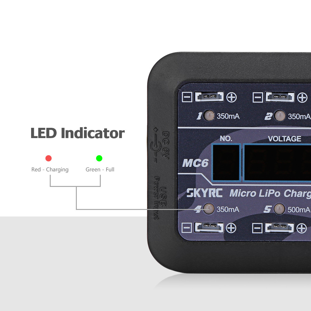 SKYRC MC6 Micro Battery USB Charger SKYRC MC6 Micro Battery USB Charger