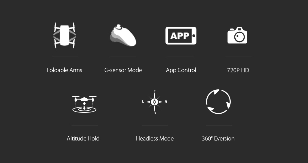 JJRC H47 ELFIE+ Foldable RC Pocket Selfie Drone RTF WiFi FPV 720P HD / G-sensor Controller / Waypoints JJRC H47 ELFIE+ Foldable RC Pocket Selfie Drone RTF WiFi FPV 720P HD / G-sensor Controller / Waypoints