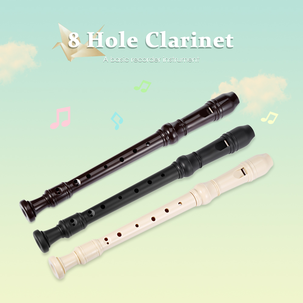 Descant Soprano Recorder 8 Hole Musical Instrument for Beginners