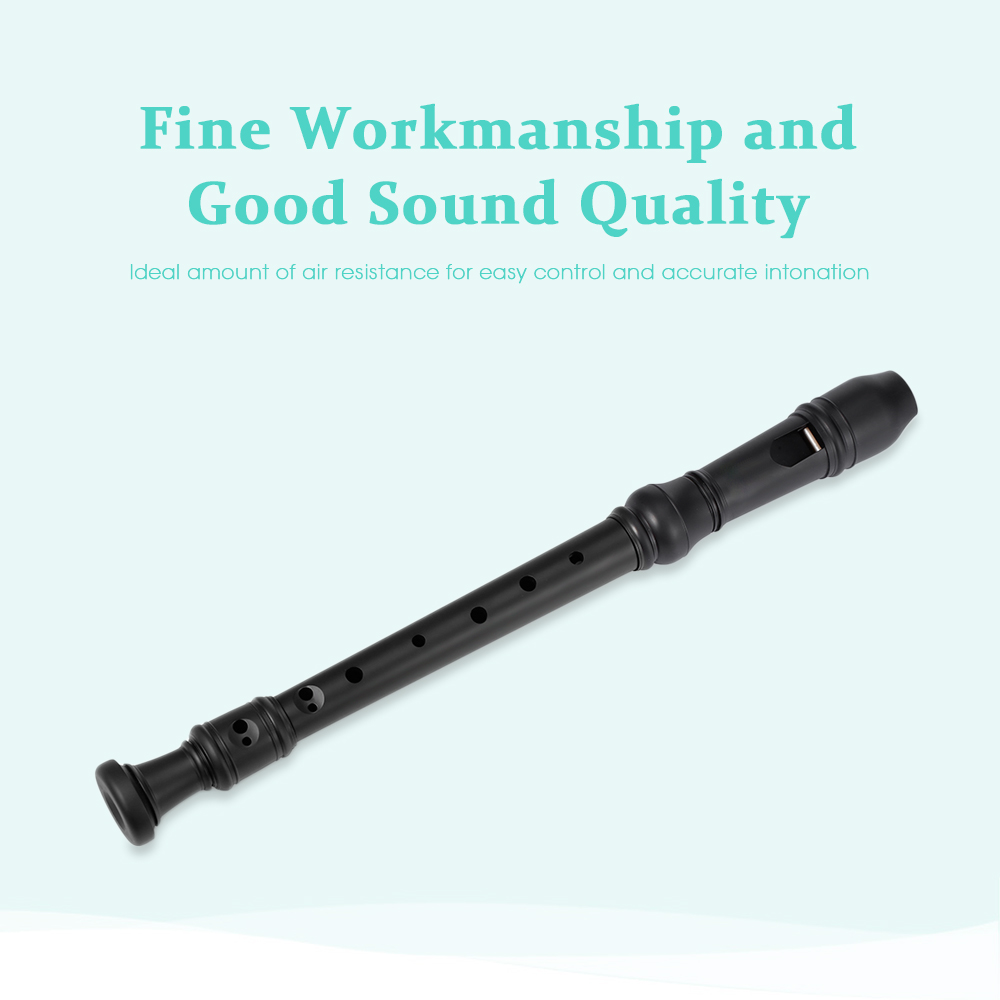 Descant Soprano Recorder 8 Hole Musical Instrument for Beginners