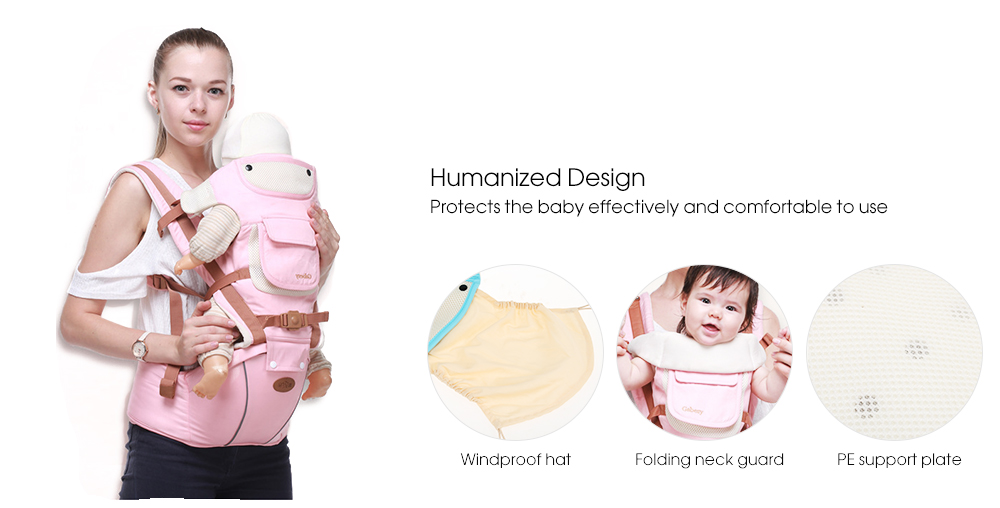 Multifunctional Breathable Baby Carrier Infant Baby Sling Pouch Wrap