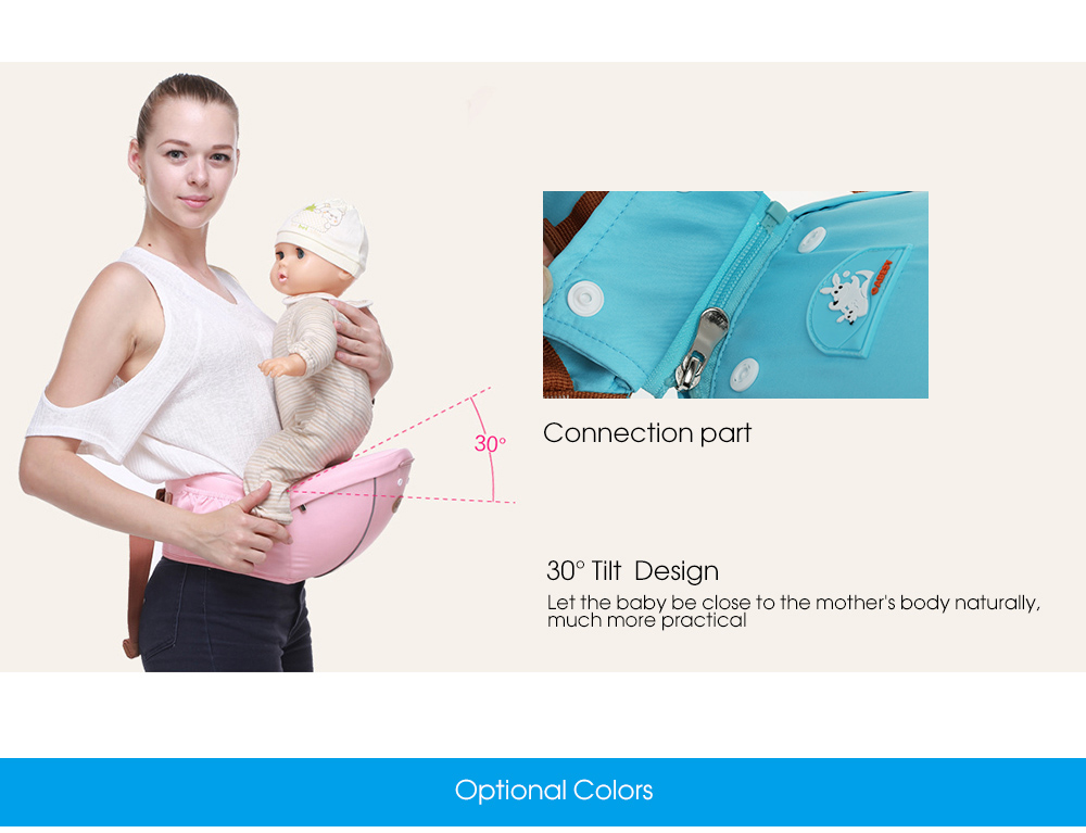 Multifunctional Breathable Baby Carrier Infant Baby Sling Pouch Wrap