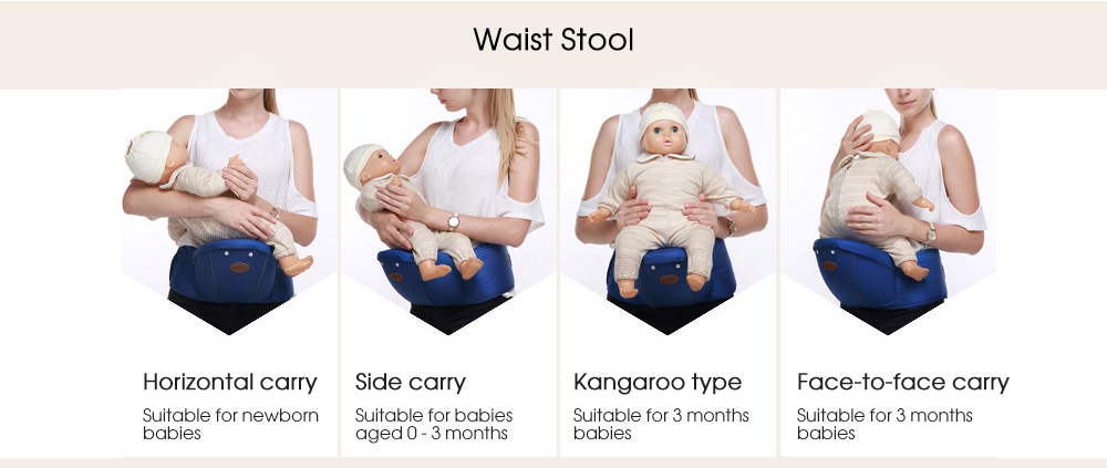 Multifunctional Breathable Baby Carrier Infant Baby Sling Pouch Wrap