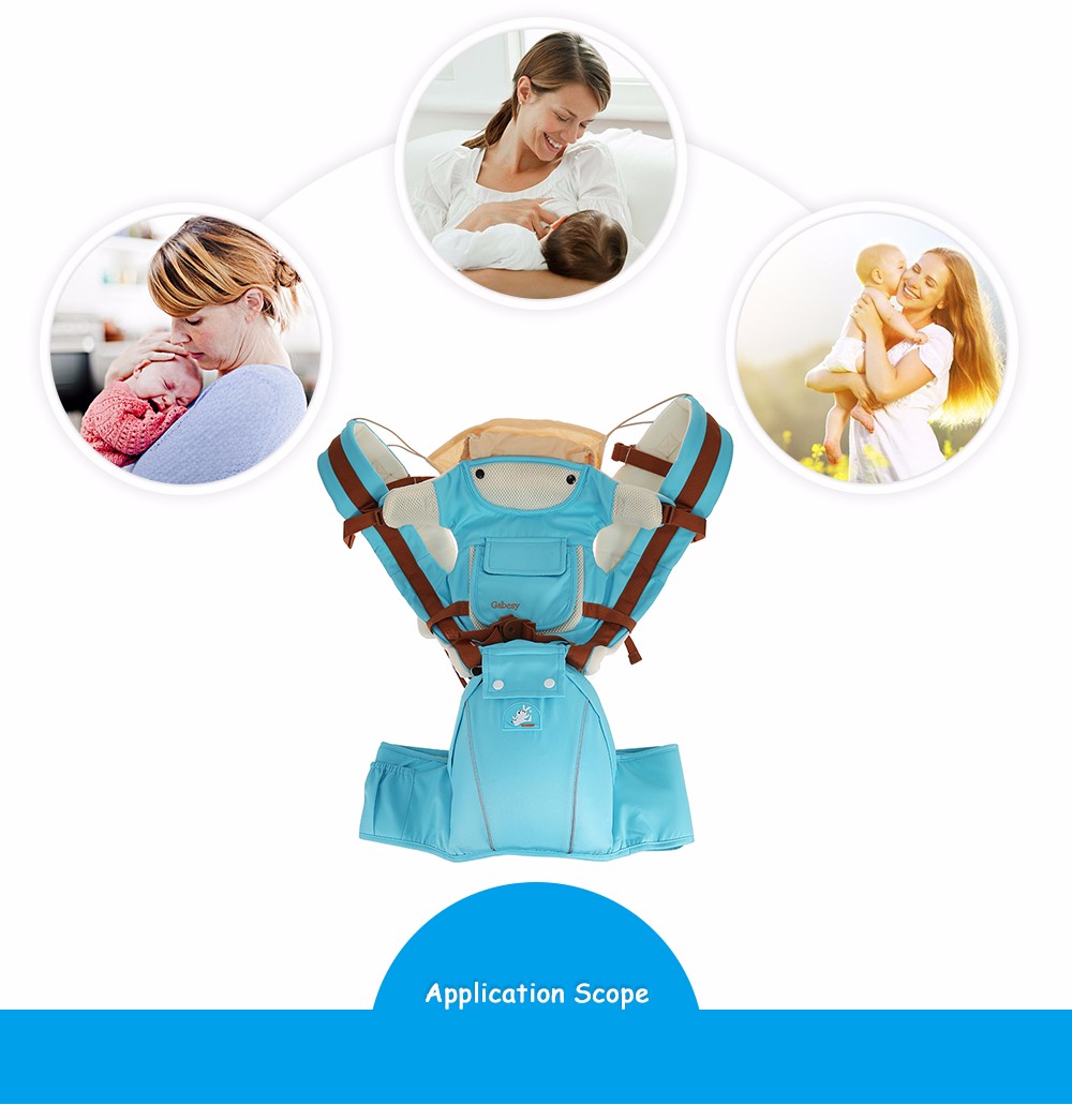 Multifunctional Breathable Baby Carrier Infant Baby Sling Pouch Wrap