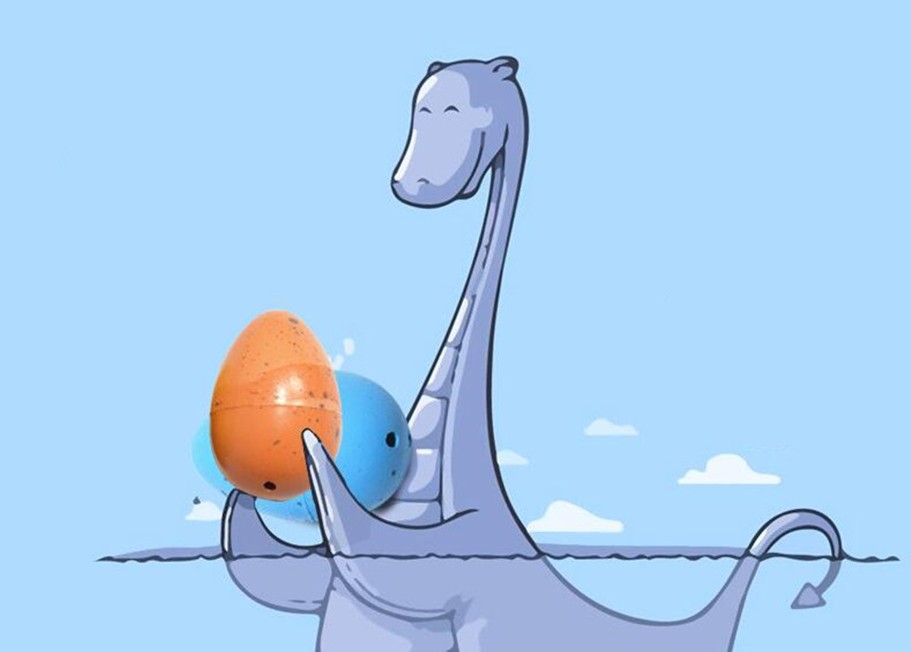 Growing Dinosaur Eggs Hatching Toys Water Kids Educational Novelty 60PCS