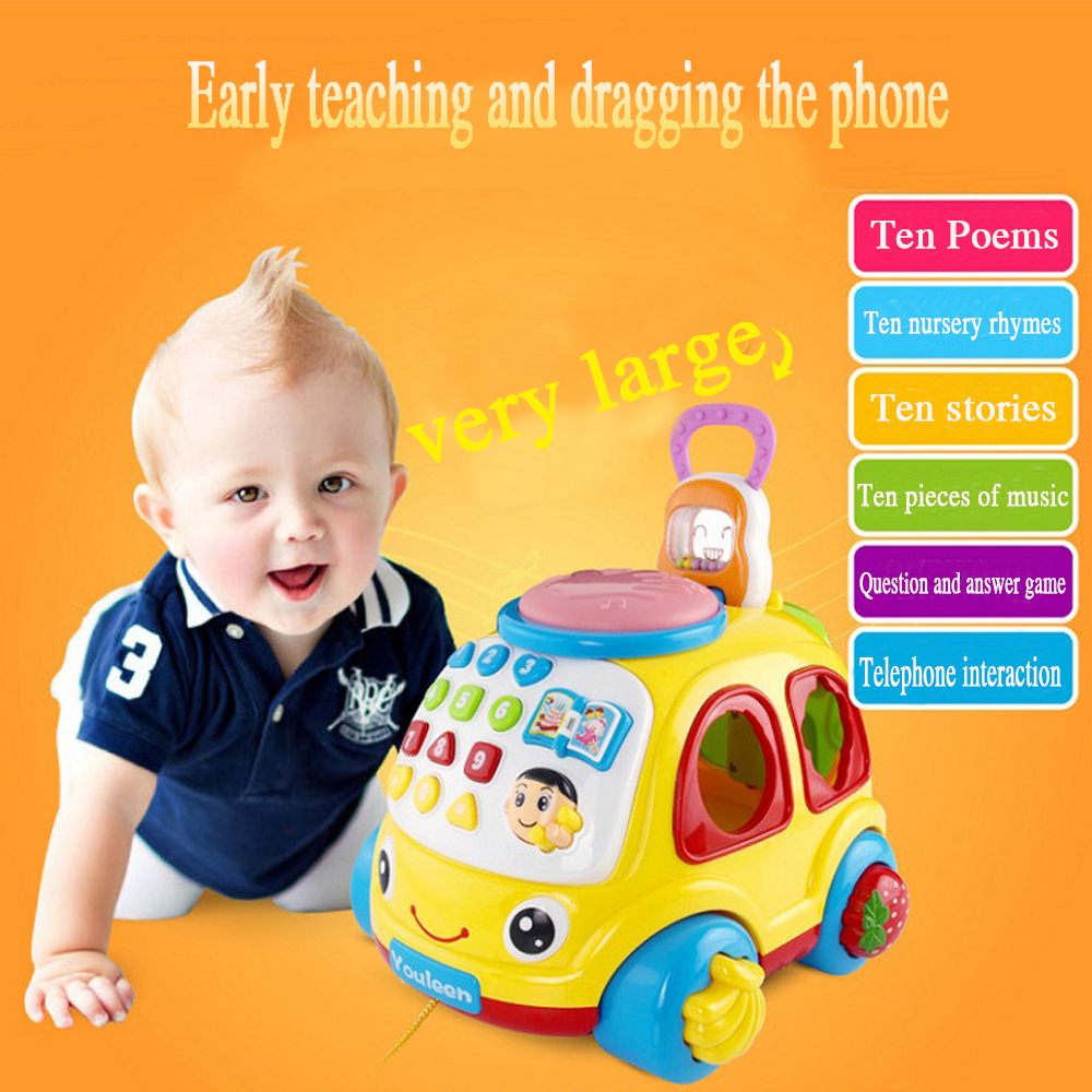 Youleen Early Teaching Dragging Phone Intellectual Toy Youleen Early Teaching Dragging Phone Intellectual Toy